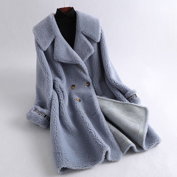 autumn winter women clothes real fur coat female wool jacket sheep shearling korean vintage abrigo mujer zt4679, Black
autumn winter women clothes real fur coat female wool jacket sheep shearling korean vintage abrigo mujer zt4679, Black