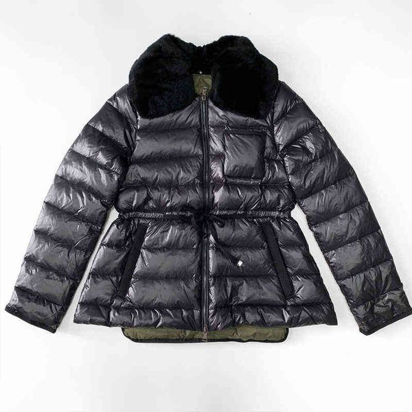 real rabbit fur coat winter 90% white duck down jacket short down parka sash tie up female warm down coats 211130, Black
real rabbit fur coat winter 90% white duck down jacket short down parka sash tie up female warm down coats 211130, Black