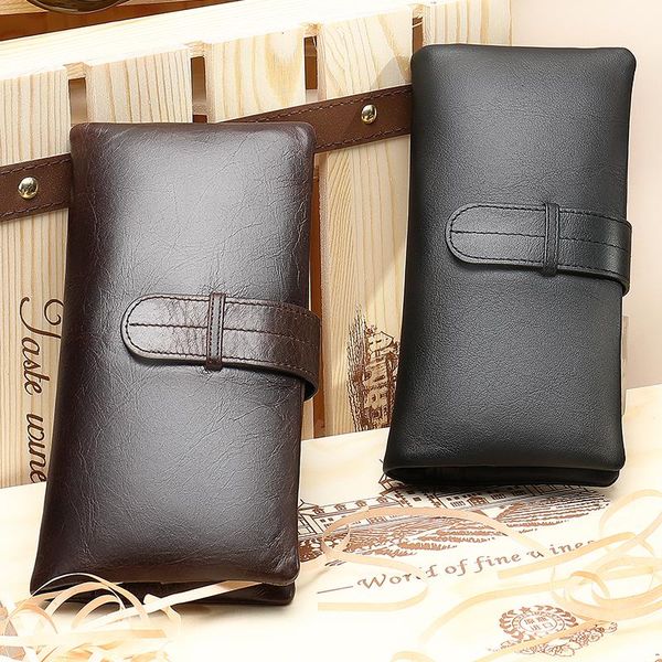wallets fashion men long wallet men's genuine leather purse handbags for male clutch business mens coins 6018, Red;black
wallets fashion men long wallet men's genuine leather purse handbags for male clutch business mens coins 6018, Red;black