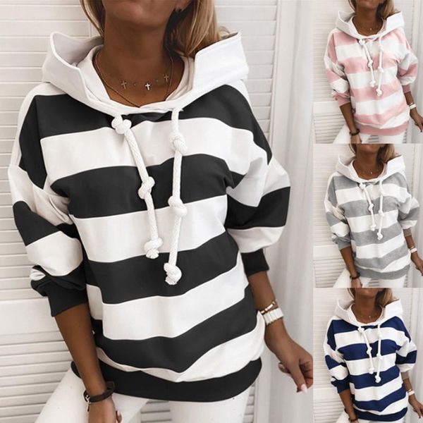 women's hoodies & sweatshirts yldsgs hoodie women 2021 autumn hooded loose long sleeve striped thin sweatshirt ladies top, Black
women's hoodies & sweatshirts yldsgs hoodie women 2021 autumn hooded loose long sleeve striped thin sweatshirt ladies top, Black