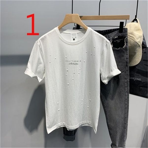 men's ice silk t-shirt half-sleeved summer tight-fitting color striped short-sleeved thin section 210420, White;black
men's ice silk t-shirt half-sleeved summer tight-fitting color striped short-sleeved thin section 210420, White;black
