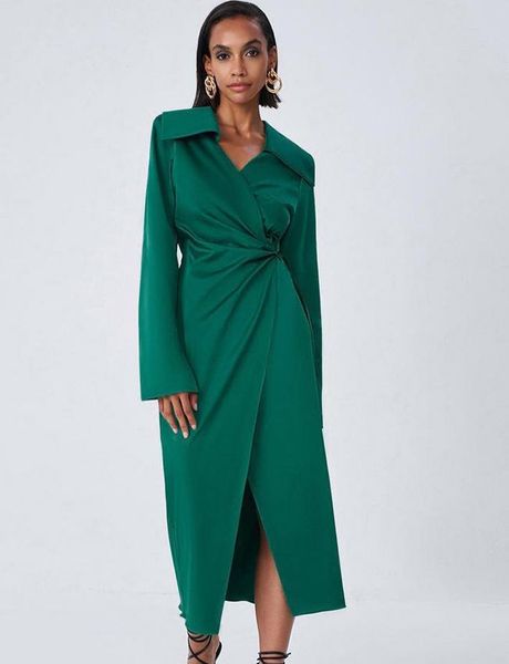 casual dresses women's satin suit collar dress slim split green foreign trade temperament willon party evening long luxury, Black;gray
casual dresses women's satin suit collar dress slim split green foreign trade temperament willon party evening long luxury, Black;gray
