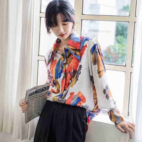 women's two piece pants fall women long sleeve korean blouse button up collar shirt ladies color block print loose clothi krau, White
women's two piece pants fall women long sleeve korean blouse button up collar shirt ladies color block print loose clothi krau, White