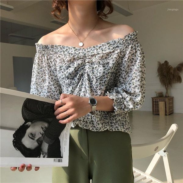 women's blouses & shirts alien kitty 2021 chic slash neck all match print office lady high waist streetwear casual florals female, White
women's blouses & shirts alien kitty 2021 chic slash neck all match print office lady high waist streetwear casual florals female, White