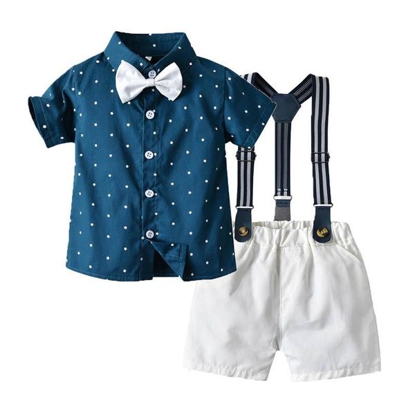 clothing sets boys suits summer baby outfits kids short sleeve bow tie shirts+overalls shorts 2pcs toddler clothes 0-5y sm046, White
clothing sets boys suits summer baby outfits kids short sleeve bow tie shirts+overalls shorts 2pcs toddler clothes 0-5y sm046, White