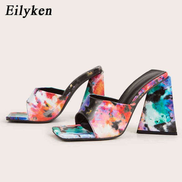 slippers eilyken new fashion camouflage triangle square heels women toe ladies summer runway party slides sandals shoes220308, Black
slippers eilyken new fashion camouflage triangle square heels women toe ladies summer runway party slides sandals shoes220308, Black