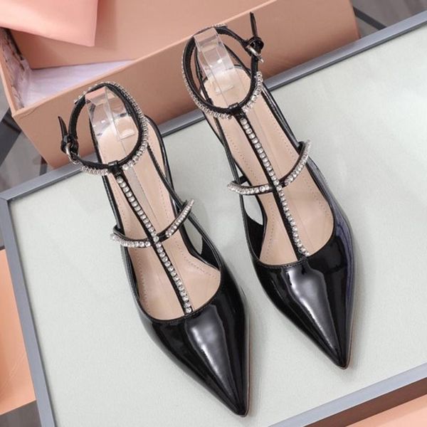 sandals crystal elegant luxury point toe brand design summer leather women shoes fashion buckle strap female, Black
sandals crystal elegant luxury point toe brand design summer leather women shoes fashion buckle strap female, Black