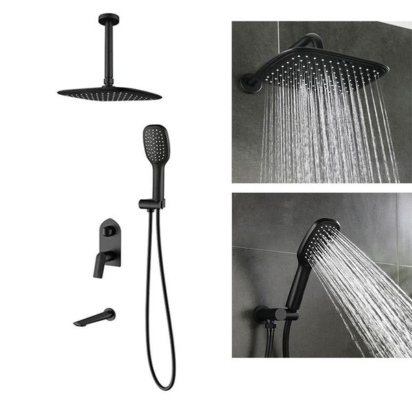 unique deisign luxury three function bathroom shower set big rain head showerhead with two handle brass mixer embeded in wall conceal faucet
unique deisign luxury three function bathroom shower set big rain head showerhead with two handle brass mixer embeded in wall conceal faucet