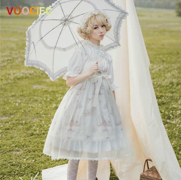 casual dresses japanese princess tea party sweet lolita dress vintage cute printing bowknot high waist victorian kawaii girl jsk loli cos, Black;gray
casual dresses japanese princess tea party sweet lolita dress vintage cute printing bowknot high waist victorian kawaii girl jsk loli cos, Black;gray