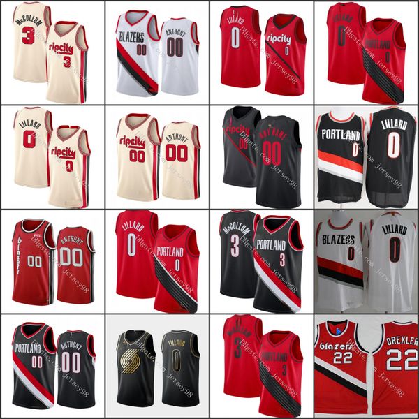 portland trail blazers men 0 damian lillard 3 cj mccollum 00 carmelo anthony 22 drexler retro basketball jersey, Black
portland trail blazers men 0 damian lillard 3 cj mccollum 00 carmelo anthony 22 drexler retro basketball jersey, Black