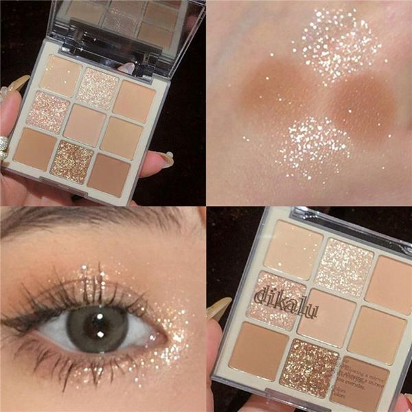eye shadow 9colors glitter eyeshadow palette nude matte shimmer longlasting makeup pigment cosmetic tools
eye shadow 9colors glitter eyeshadow palette nude matte shimmer longlasting makeup pigment cosmetic tools