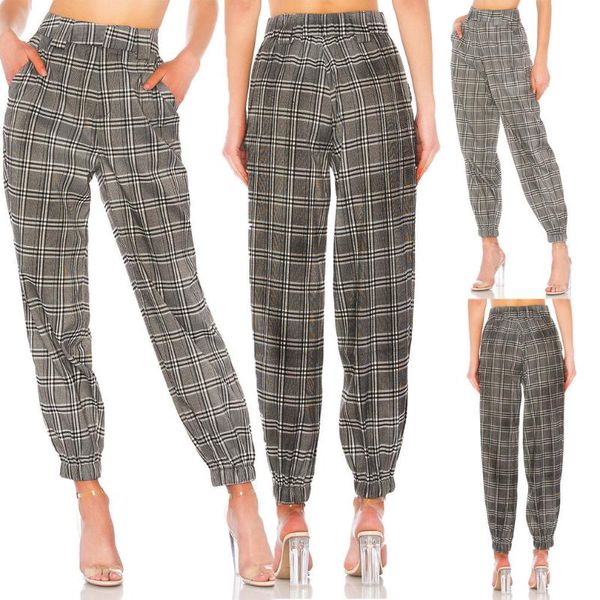 women's pants & capris brand fashion pencil trousers skinny stretch high waisted leggings casual plaid cotton elastic waist, Black;white
women's pants & capris brand fashion pencil trousers skinny stretch high waisted leggings casual plaid cotton elastic waist, Black;white