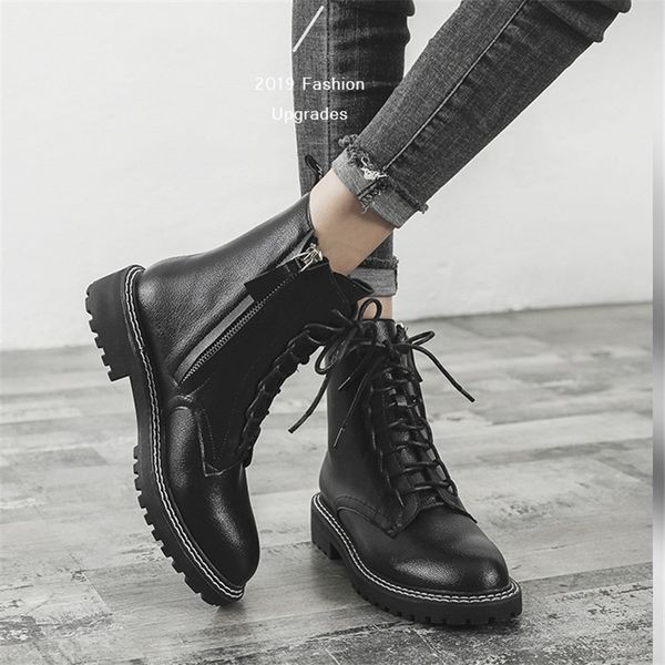 boots martin british style summer platform versatile breathable handsome short tooling women's boots, Black
boots martin british style summer platform versatile breathable handsome short tooling women's boots, Black