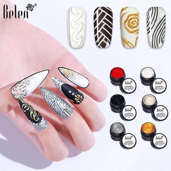 belen no-wiping 3d gel painting nail polish drawing nails sculpture paint art manicure soak off uv led lamp 5ml1, Red;pink
belen no-wiping 3d gel painting nail polish drawing nails sculpture paint art manicure soak off uv led lamp 5ml1, Red;pink