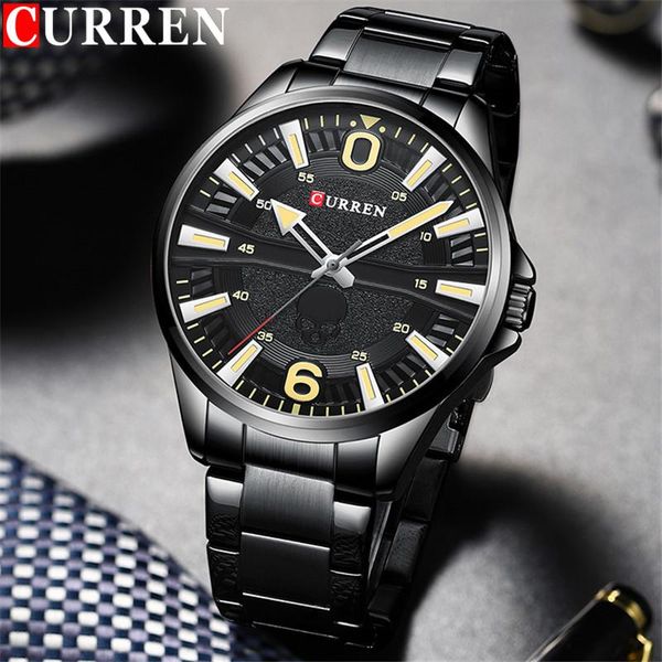 wristwatches curren sport men watch military waterproof skull male clock black stainless steel quartz man wristwatch 8389, Slivery;brown
wristwatches curren sport men watch military waterproof skull male clock black stainless steel quartz man wristwatch 8389, Slivery;brown