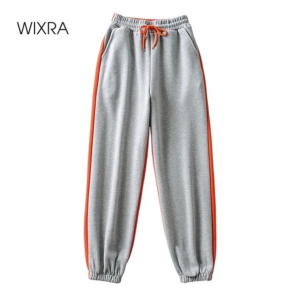 wixra womens drawstring pants spring new streetwear high waist gray orange long trousers for female 210419, Black;white
wixra womens drawstring pants spring new streetwear high waist gray orange long trousers for female 210419, Black;white