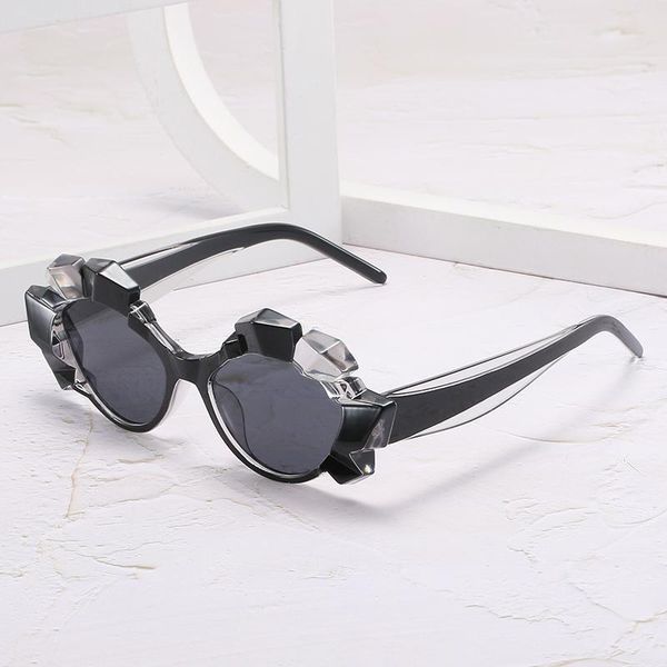 sunglasses fashion polygonal rimless women 2021 irregular shape steampunk unique vintage eyewear uv400 driver goggles, White;black
sunglasses fashion polygonal rimless women 2021 irregular shape steampunk unique vintage eyewear uv400 driver goggles, White;black