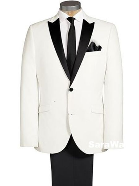 men's suits & blazers custom made groom white tuxedo, bespoke tuxedo jacket black lapel, tailored with pants,peak satin lapel, White;black
men's suits & blazers custom made groom white tuxedo, bespoke tuxedo jacket black lapel, tailored with pants,peak satin lapel, White;black