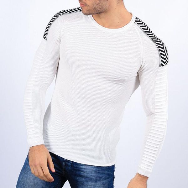 men's sweaters sweater mens o neck striped slim fit knittwear long sleeved pullover men thin casual knitted pullovers male, White;black
men's sweaters sweater mens o neck striped slim fit knittwear long sleeved pullover men thin casual knitted pullovers male, White;black
