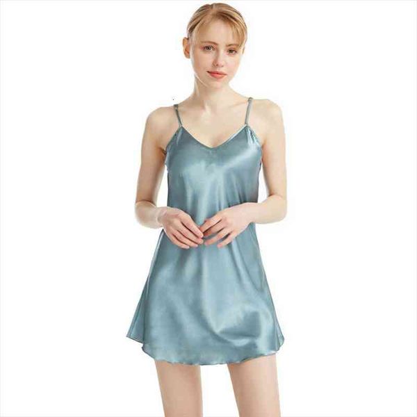 satin sleepwear nightgown women spaghetti strap nightdress intimate lingerie soft sleep dress casual home dressing gown, Black;red
satin sleepwear nightgown women spaghetti strap nightdress intimate lingerie soft sleep dress casual home dressing gown, Black;red