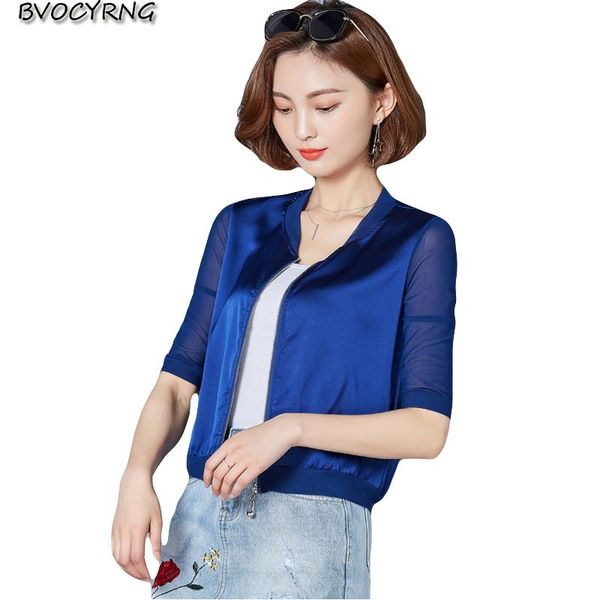 women's jackets 2021 summer plus size clothing zipper casual coat female blouses and shirts for women sun protection kimono short jack, Black;brown
women's jackets 2021 summer plus size clothing zipper casual coat female blouses and shirts for women sun protection kimono short jack, Black;brown