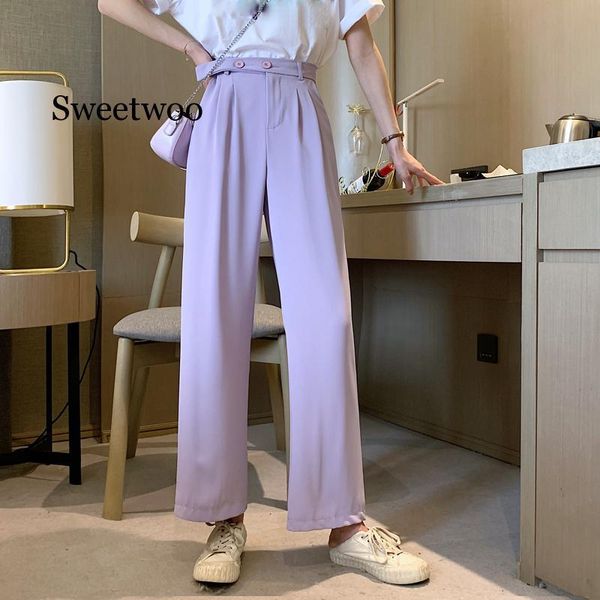 women's pants & capris spring women pant high waist pockets loose oversize flat female wide leg 2021 fashion korean long bottoms, Black;white
women's pants & capris spring women pant high waist pockets loose oversize flat female wide leg 2021 fashion korean long bottoms, Black;white