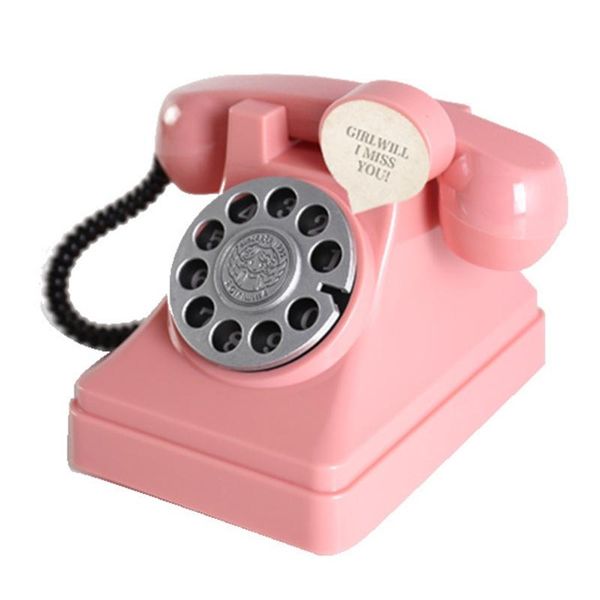 simulation old telephone shaped piggy bank storage money boxes creative home decor coin saving box for decorative objects & figurines
simulation old telephone shaped piggy bank storage money boxes creative home decor coin saving box for decorative objects & figurines