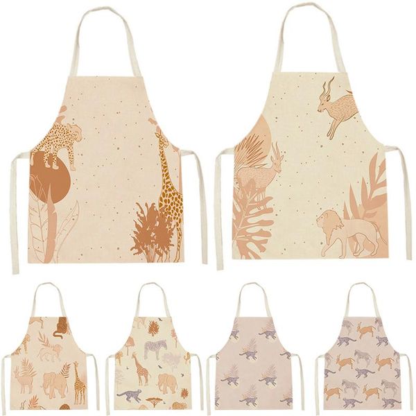aprons tropical animal print women's kitchen apron children's sleeveless bib cooking baking cleaning tool anti-fouling chef
aprons tropical animal print women's kitchen apron children's sleeveless bib cooking baking cleaning tool anti-fouling chef