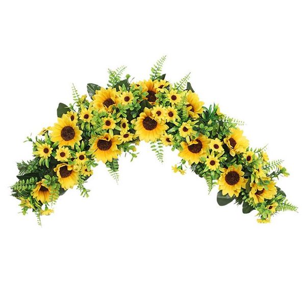 decorative flowers & wreaths sunflower swag door hanging wreath simulation ornament floral for wedding arch wall window decor
decorative flowers & wreaths sunflower swag door hanging wreath simulation ornament floral for wedding arch wall window decor