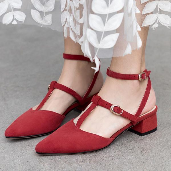 summer 2021 kid suede closed pointed toe chunky heels ladies shoes and sandals female narrow band ankle strap sandal, Black
summer 2021 kid suede closed pointed toe chunky heels ladies shoes and sandals female narrow band ankle strap sandal, Black