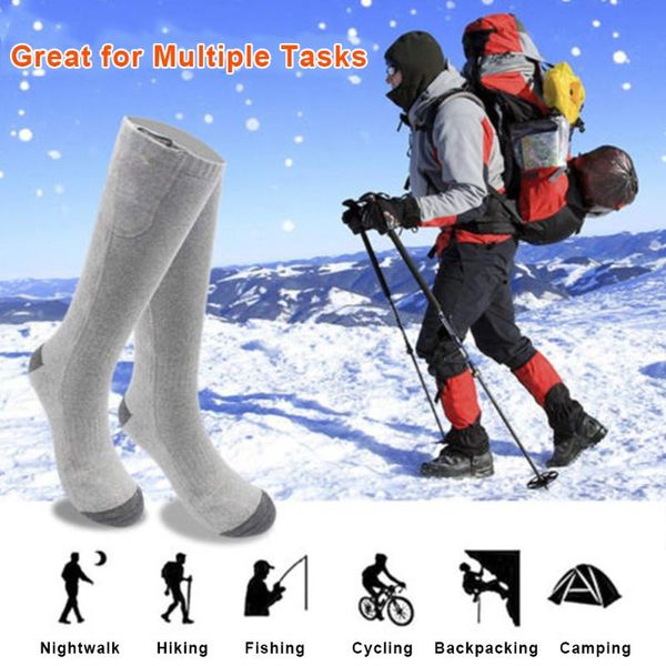 sports socks outdoors sport electric heated heating cotton skiing men women winter warmingcold feet comfortable sock, Black
sports socks outdoors sport electric heated heating cotton skiing men women winter warmingcold feet comfortable sock, Black