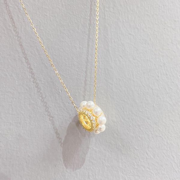 chains botu 2021 fashionable circle zircon pearl necklace summer gold light luxury round shape pendant for women, Silver
chains botu 2021 fashionable circle zircon pearl necklace summer gold light luxury round shape pendant for women, Silver