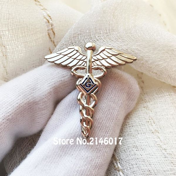 silver color 30mm masonic lapel pin mason lodge medical doctor pins and brooch masonry wings snake symbol masons badge, Gray
silver color 30mm masonic lapel pin mason lodge medical doctor pins and brooch masonry wings snake symbol masons badge, Gray