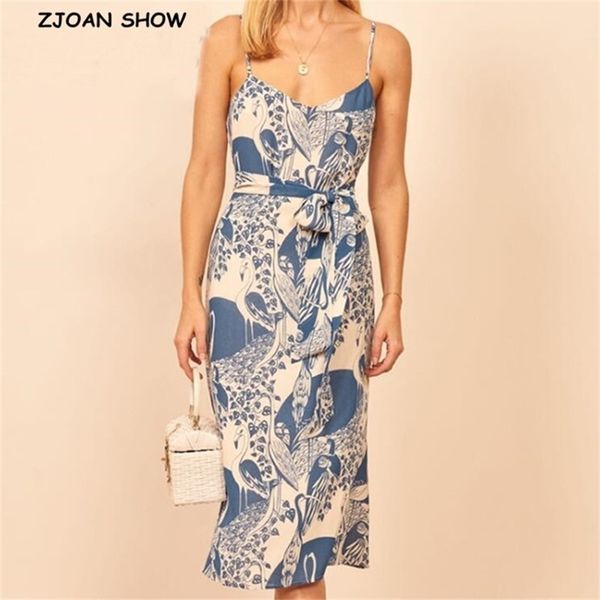vintage french tie bow sashes blue white bird print bandage spaghetti strap midi dress retro women lacing up summer vestido 210429, Black;gray
vintage french tie bow sashes blue white bird print bandage spaghetti strap midi dress retro women lacing up summer vestido 210429, Black;gray