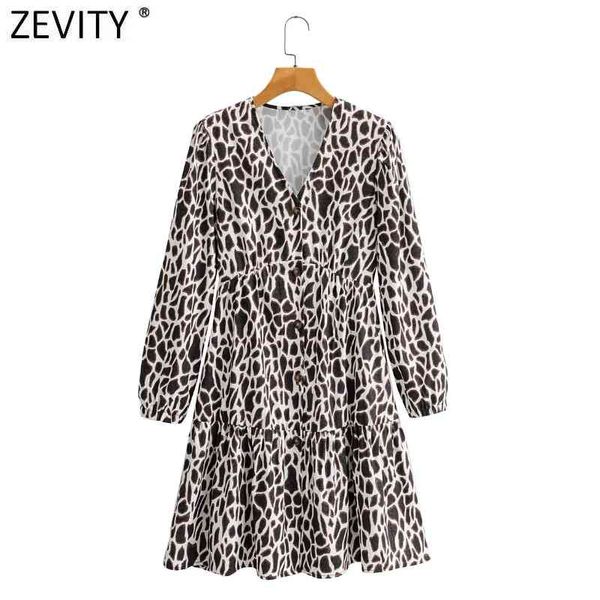 zevity women vintage v neck animal skin print pleats mini dress femme puff sleeve breasted casual chic ruffle vestido ds4677 210419, Black;gray
zevity women vintage v neck animal skin print pleats mini dress femme puff sleeve breasted casual chic ruffle vestido ds4677 210419, Black;gray