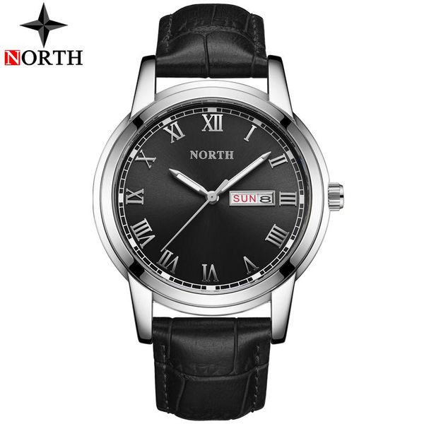 men watches north fashion business leather stap quartz casual sport waterproof wristwatches male clock, Slivery;brown
men watches north fashion business leather stap quartz casual sport waterproof wristwatches male clock, Slivery;brown