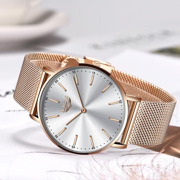 wristwatches 2021 lige women fashion rose quartz watch lady mesh watchband casual waterproof wrist, Slivery;brown
wristwatches 2021 lige women fashion rose quartz watch lady mesh watchband casual waterproof wrist, Slivery;brown