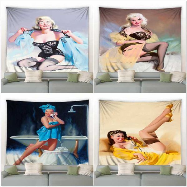 tapestries girls printed tapestry wall hanging beautiful woman buttocks art living room bedroom dorm background home decor
tapestries girls printed tapestry wall hanging beautiful woman buttocks art living room bedroom dorm background home decor