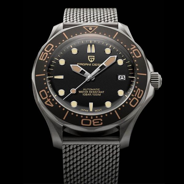 wristwatches 2021 pagani design men's watches retro hanical watch for men luxury automatic nh35 round sapphire clo man, Slivery;brown
wristwatches 2021 pagani design men's watches retro hanical watch for men luxury automatic nh35 round sapphire clo man, Slivery;brown