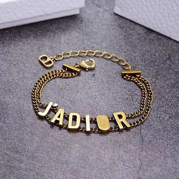 bangles bracelet d home / cd necklace dijia double layer brass ja letter temperament chain, Black
bangles bracelet d home / cd necklace dijia double layer brass ja letter temperament chain, Black