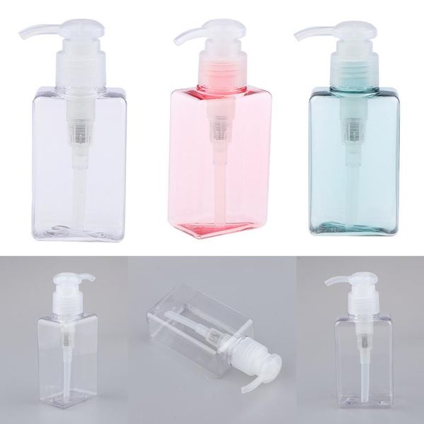 100ml refillable empty pump bottles for shampoo makeup cosmetic bath shower - leak proof, clear & light pink blue storage jars
100ml refillable empty pump bottles for shampoo makeup cosmetic bath shower - leak proof, clear & light pink blue storage jars