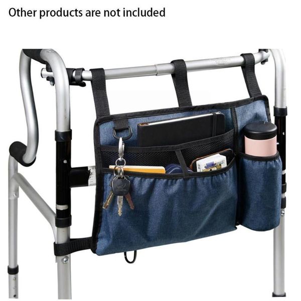 hooks & rails wheelchair side armrest storage bag multi-pocket walker multifunctional portable for outing g2j5
hooks & rails wheelchair side armrest storage bag multi-pocket walker multifunctional portable for outing g2j5