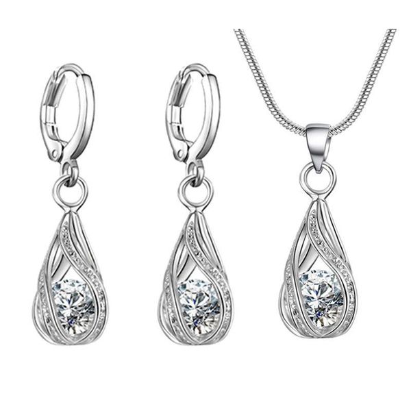 earrings & necklace 2021 products european and american fashion crystal ladies jewelry set zircon small, Silver
earrings & necklace 2021 products european and american fashion crystal ladies jewelry set zircon small, Silver