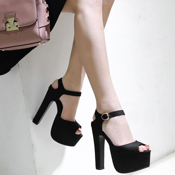 summer model high heels catwalk 15 cm sandals waterproof platform thick with black night field pole dance shoes women
summer model high heels catwalk 15 cm sandals waterproof platform thick with black night field pole dance shoes women