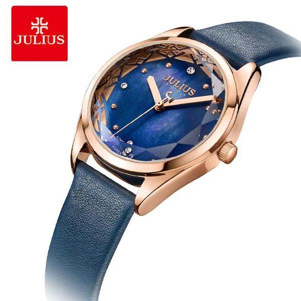 julius brand fashion women quartz bracelet watches luxury ladies dress blue leather wrist watch relogio feminino montre wristwatches, Slivery;brown
julius brand fashion women quartz bracelet watches luxury ladies dress blue leather wrist watch relogio feminino montre wristwatches, Slivery;brown