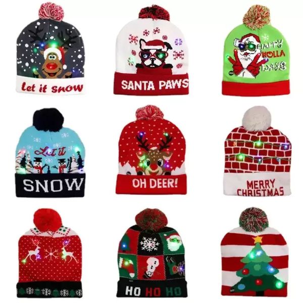 led funny christmas hat novelty light-up colorful stylish beanie cap knitted xmas party
led funny christmas hat novelty light-up colorful stylish beanie cap knitted xmas party