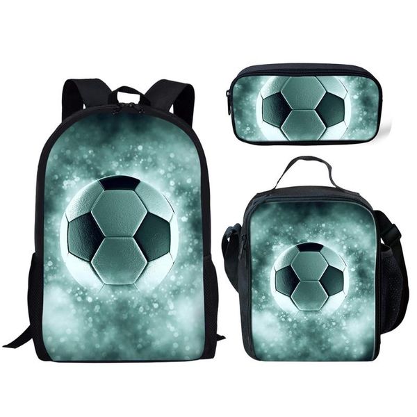 school bags football kids student shoulder girls 3pcs pattern orthopedic satchel backpack pencil book bag teenagers rucksack
school bags football kids student shoulder girls 3pcs pattern orthopedic satchel backpack pencil book bag teenagers rucksack