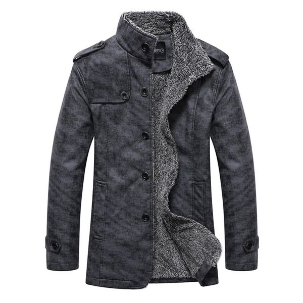 winter warm faux leather jacket men solid long sleeve pu leather coat stand collar thick slim fit men jacket trench coats 211111, Black
winter warm faux leather jacket men solid long sleeve pu leather coat stand collar thick slim fit men jacket trench coats 211111, Black