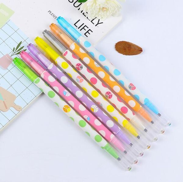 highlighters 12 pack/lot double side color flash pen and water chalk highlighter fluorescent markers gift stationery fod, Black;red
highlighters 12 pack/lot double side color flash pen and water chalk highlighter fluorescent markers gift stationery fod, Black;red