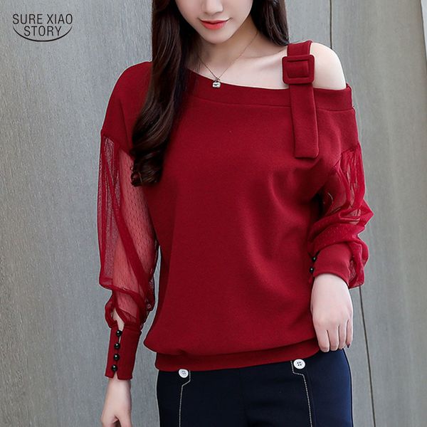 autumn long sleeve shirt clothing female fashion woman blouses solid women blouse off shoulder 1224 40 210417, White
autumn long sleeve shirt clothing female fashion woman blouses solid women blouse off shoulder 1224 40 210417, White